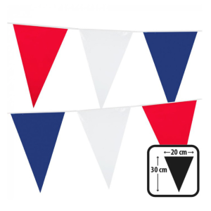 GUIRLANDE FANIONS BLEU/BLANC/ROUGE