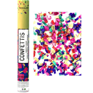 CANON A CONFETTIS MULTICOLOR 40 cm