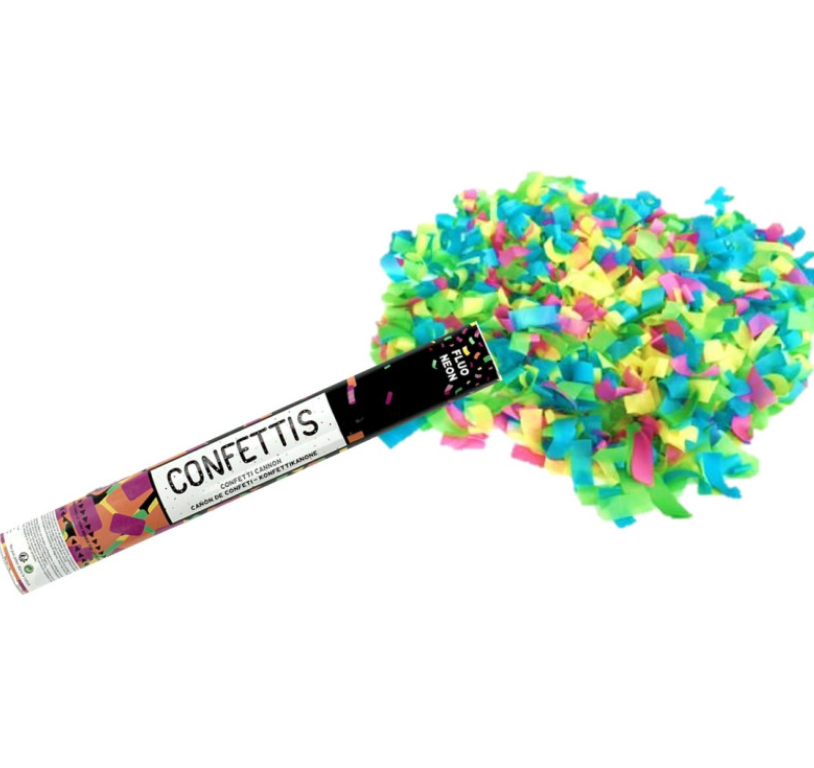 CANON A CONFETTIS FLUO 40 cm