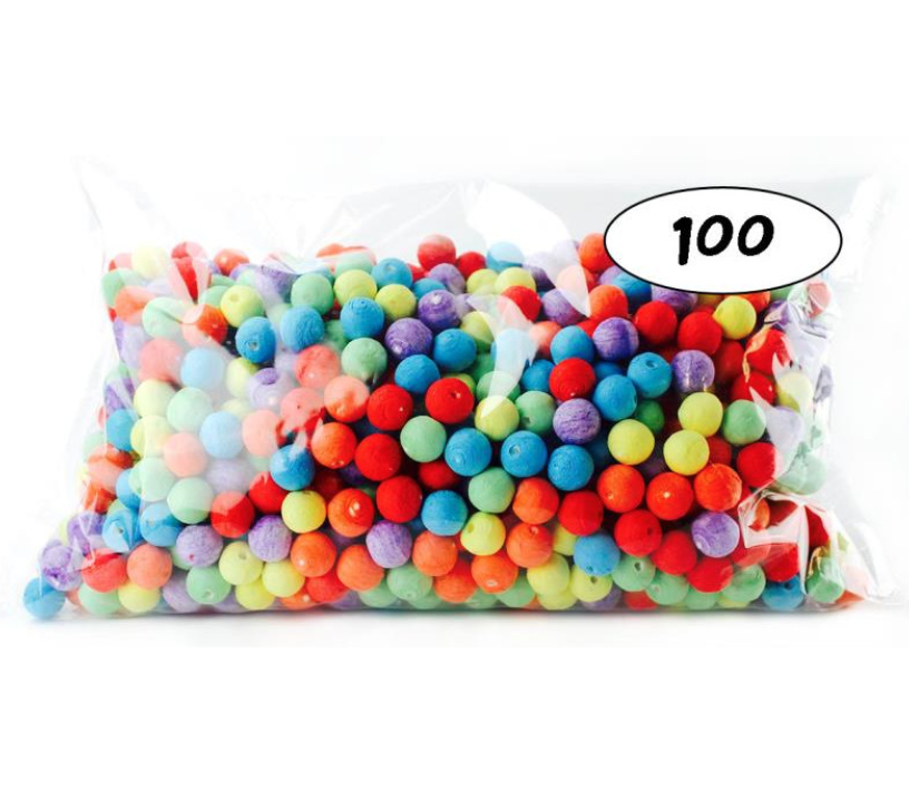 SACHET DE 100 BOULES MULTICOLORES – Image 2