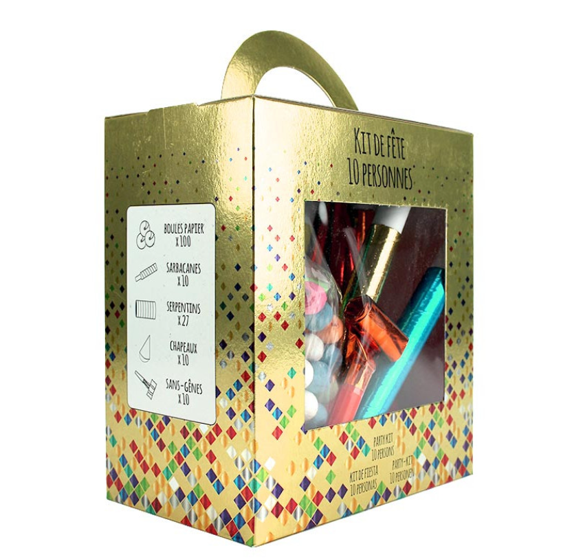 BOÎTE DE COTILLONS METAL COLOR 10 PERSONNES – Image 3