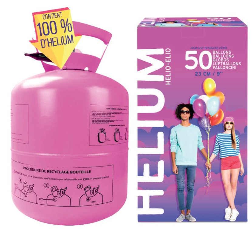 BONBONNE HELIUM POUR 50 BALLONS