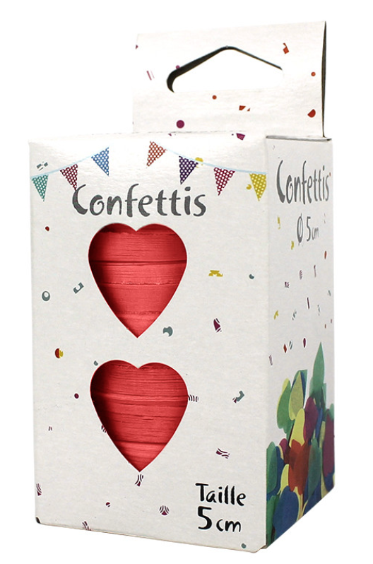 CONFETTIS COEUR ROUGE – Image 3