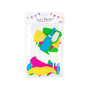 10 ACCESSOIRES PHOTOBOOTH FLUO