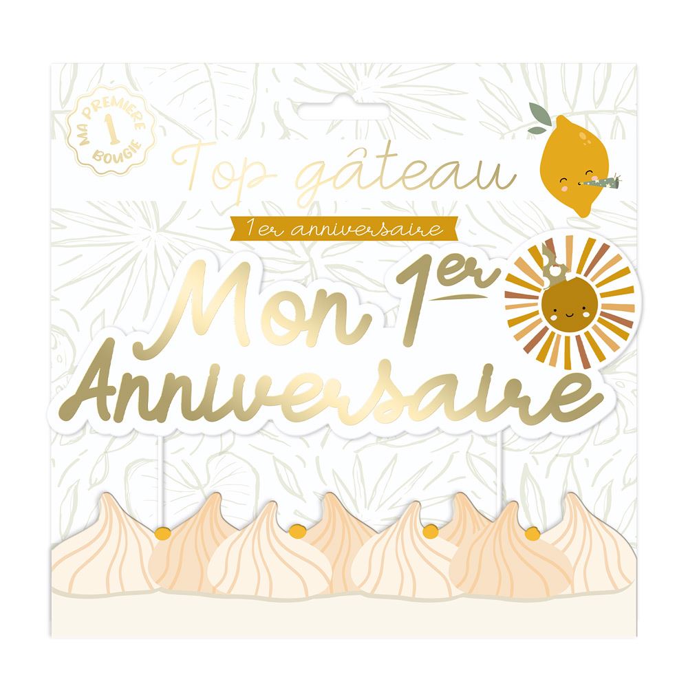 TOP GATEAU PREMIER ANNIVERSAIRE – Image 2