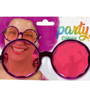 LUNETTES BOULES DISCO FUCHSIA