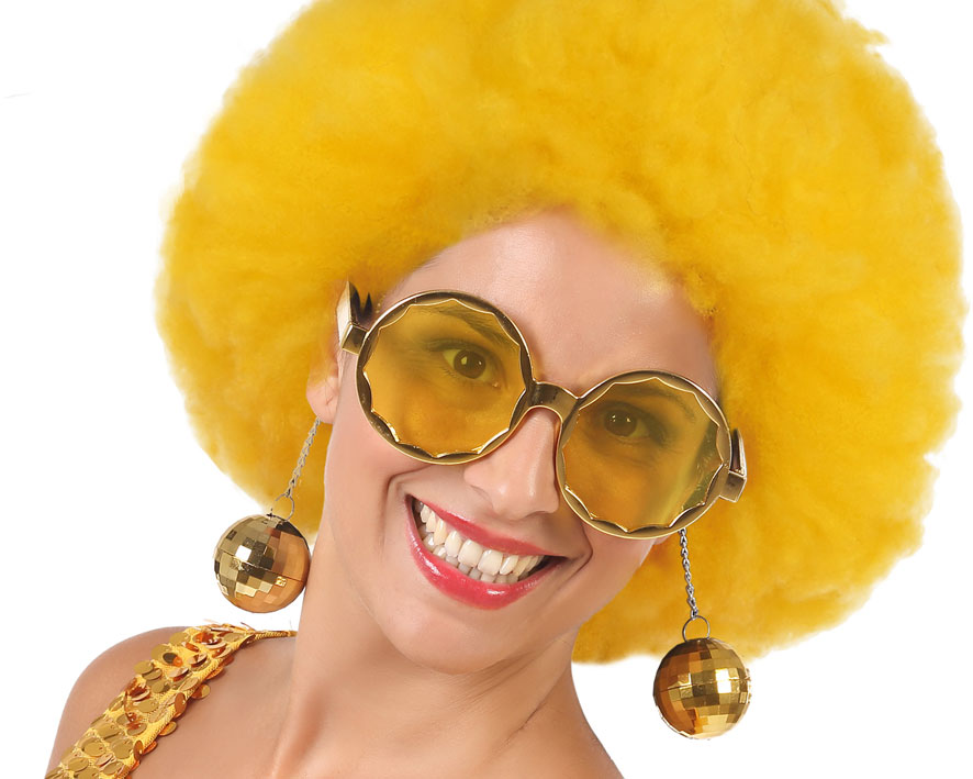 LUNETTES BOULES DISCO OR – Image 3