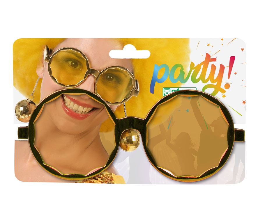 LUNETTES BOULES DISCO OR – Image 2