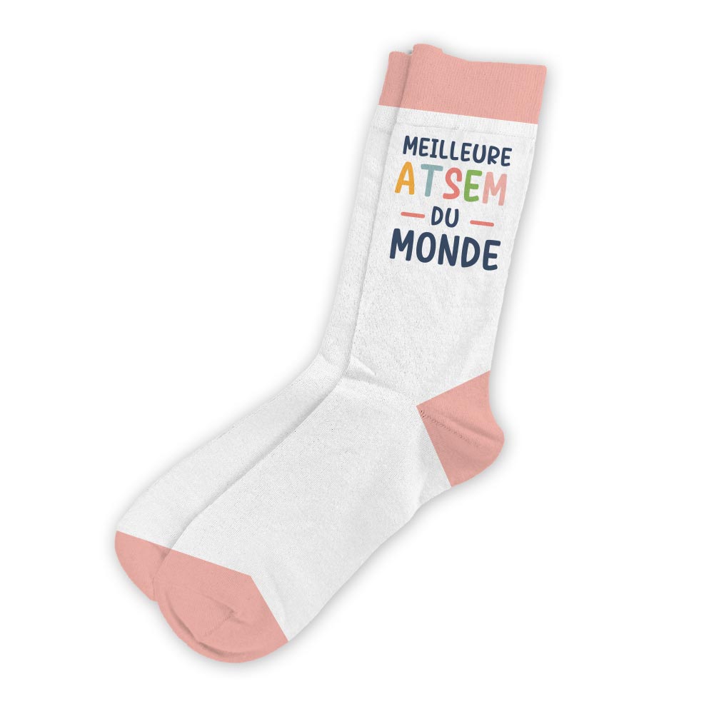 Chaussettes Meilleure ATSEM du Monde – Image 3