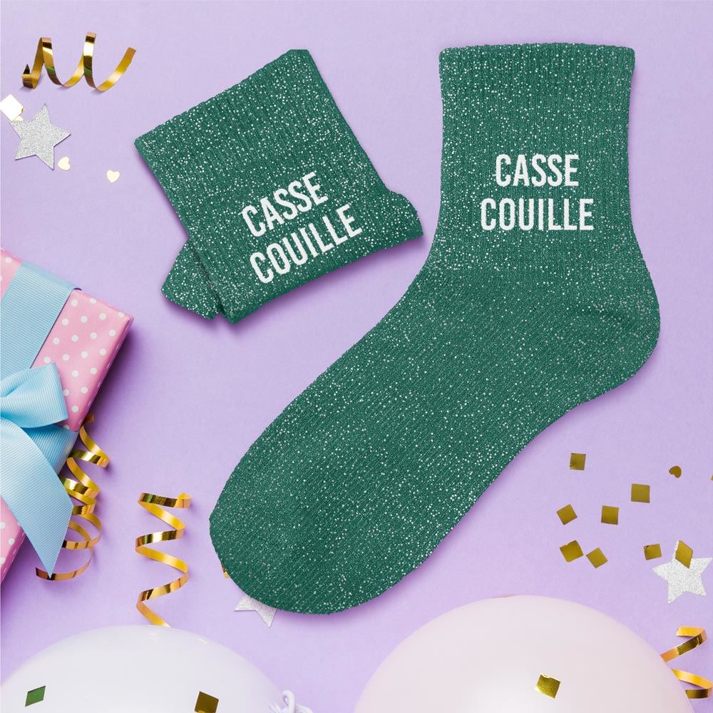 Chaussettes paillettes Casse-Couilles – Image 2