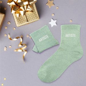 Chaussettes paillettes Artiste