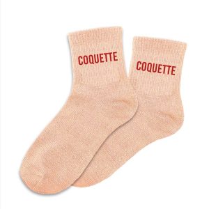 Chaussette paillettes Coquette