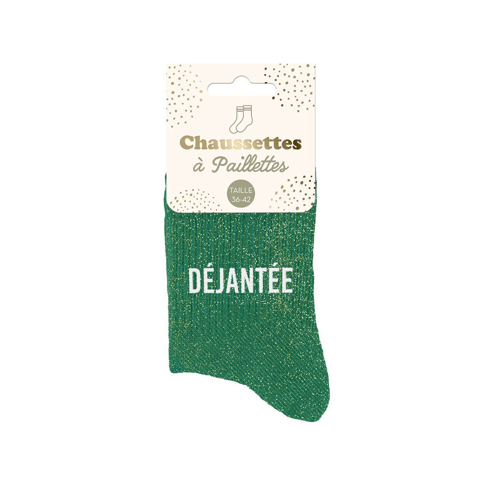 Chaussettes paillettes Déjantée – Image 3