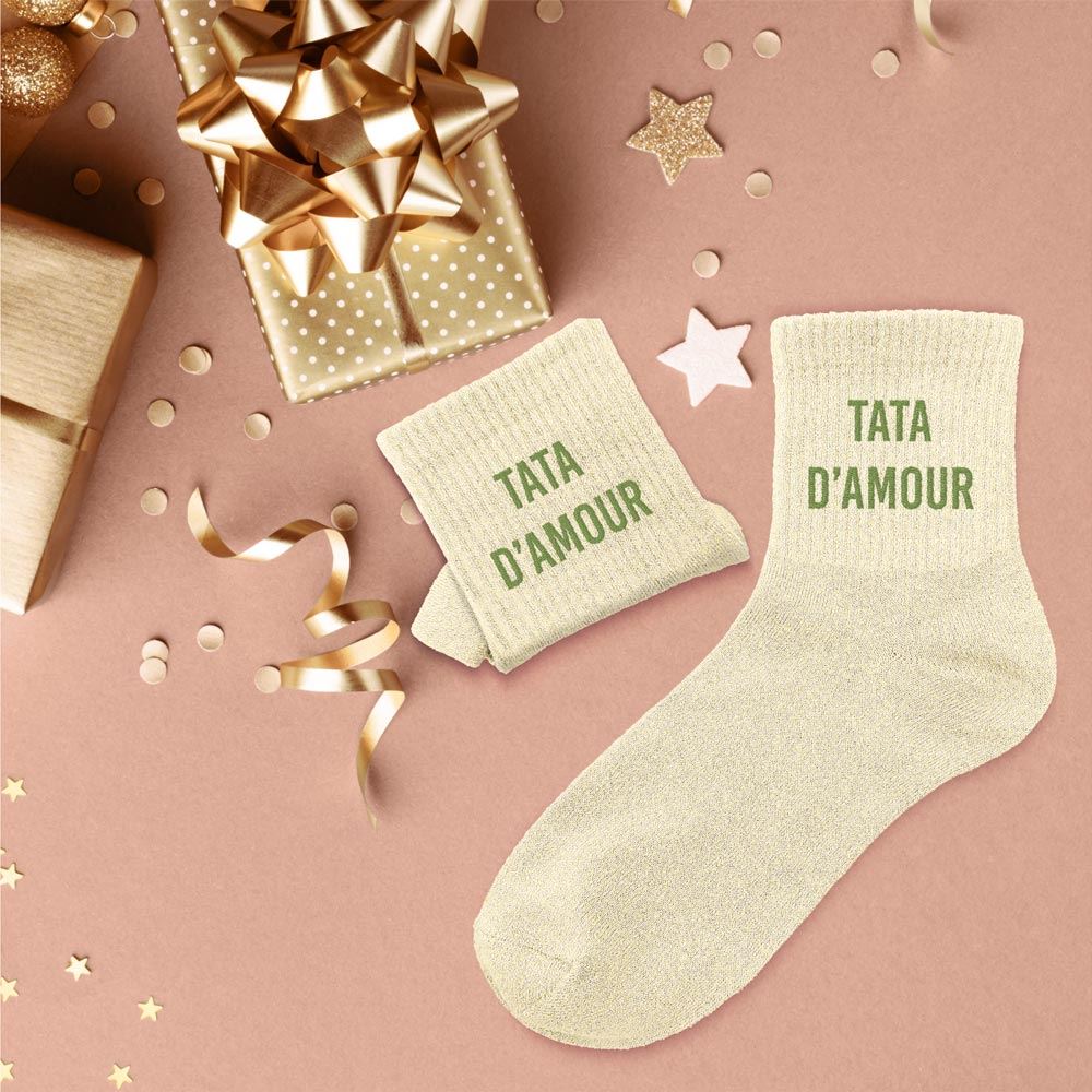 Chaussette paillettes Tata d’Amour – Image 3