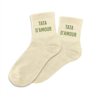 Chaussette paillettes Tata d’Amour