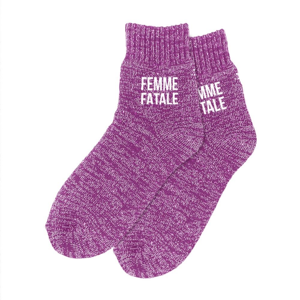 Chaussettes Polaires Paillettes Femme Fatale – Image 3