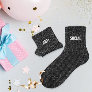 Chaussettes paillettes Anti Social