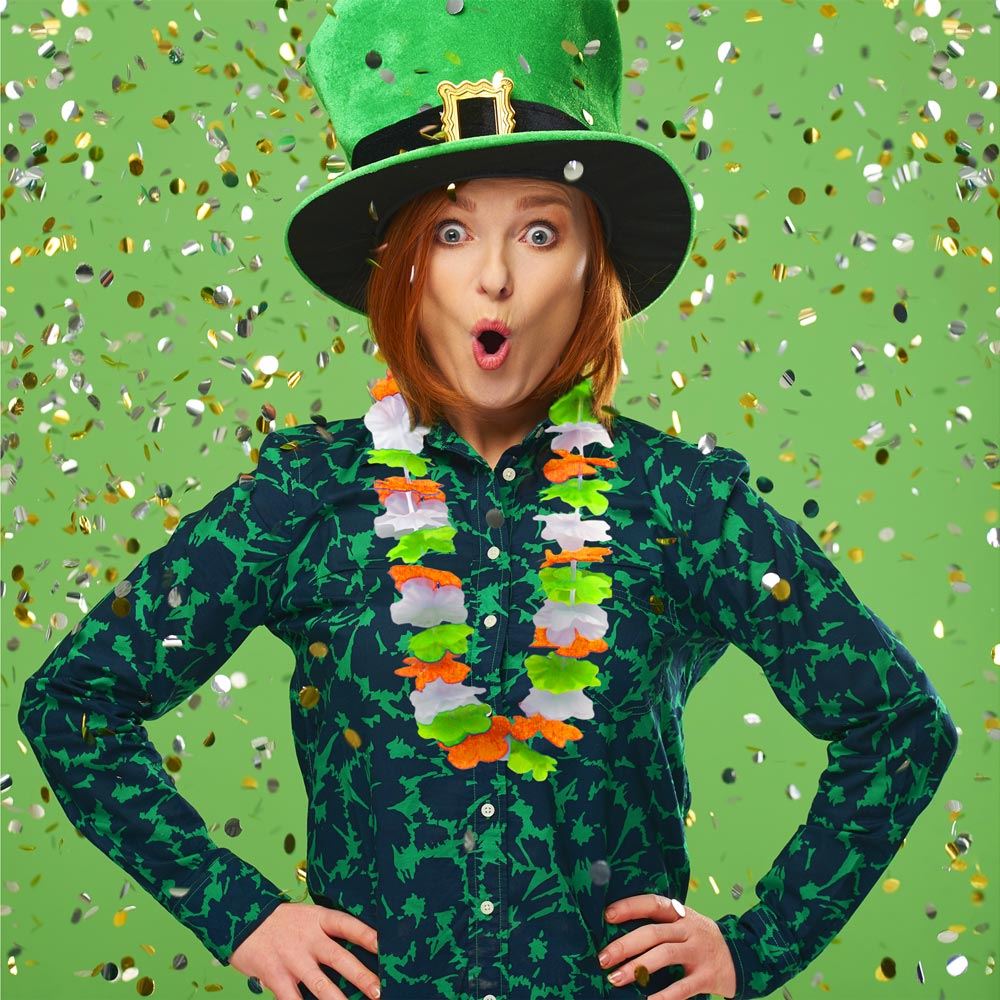 2 colliers de fleurs Saint-Patrick – Image 3