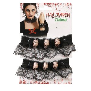 COLLIER ET BRACELET TÊTE DE MORT