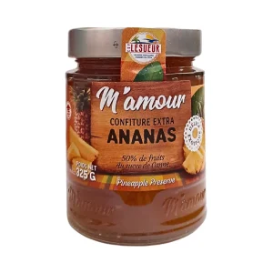 Confiture extra Ananas M&rsquo;amour 325g