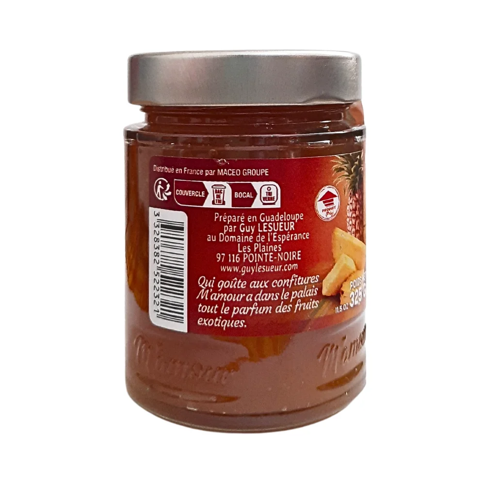 Confiture extra Ananas M’amour 325g – Image 3