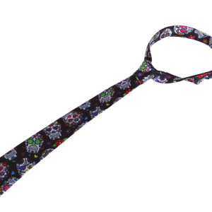 Cravate têtes de mort Mexicaines