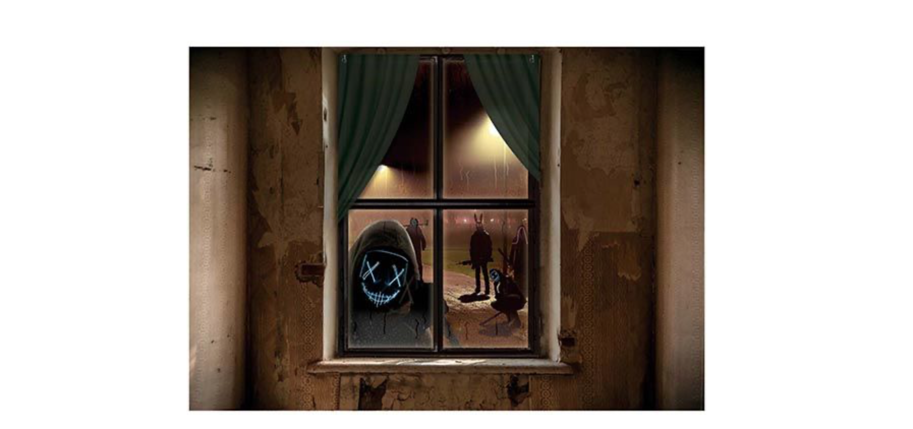 Décoration de fenêtre Jour de Meurtre – Image 2