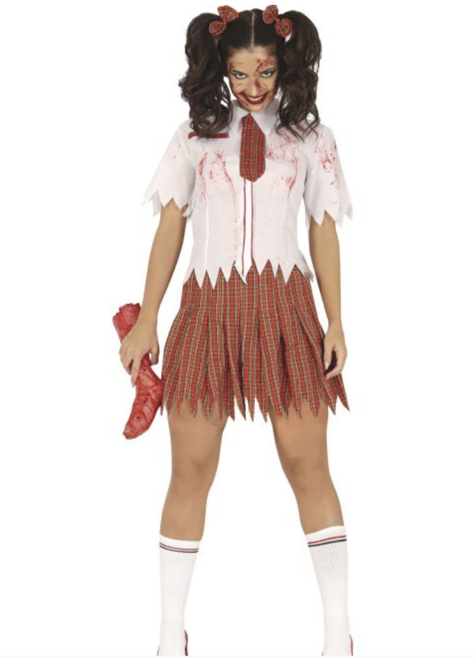 DEGUISEMENT COLLEGIENNE ZOMBIE