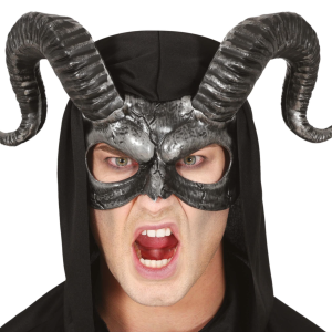 Demi masque avec cornes