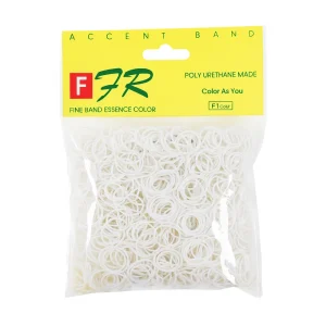 Élastiques blancs pour cheveux 1000 pcs