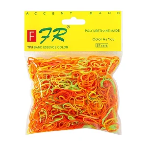 Élastiques colorés assortis pour cheveux 1000 pcs