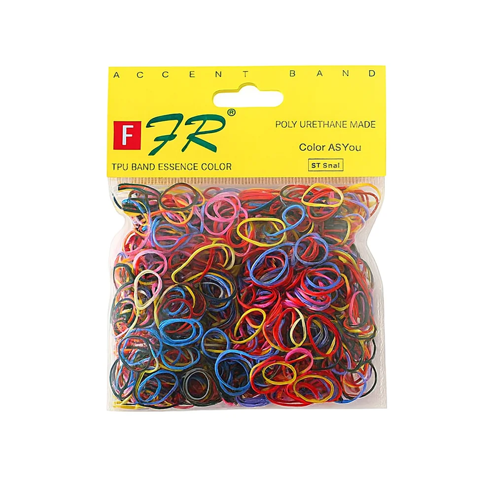 Élastiques multicolores pour cheveux 1000 pcs – Image 4