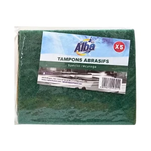 Éponges tampons abrasifs Albanet x5
