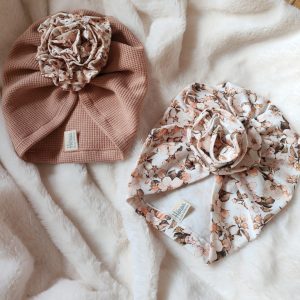 Bonnet Bebe jersey – Turban Bébé Fleur