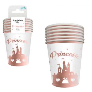6 Gobelets Princesse