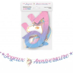 Guirlande lettres Licorne