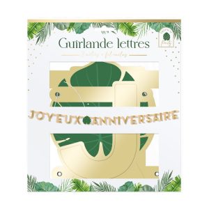 Guirlande lettres Joyeux Anniversaire