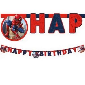 Guirlande Happy Birthday Spider Man