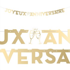 Guirlande lettres Joyeux Anniversaire