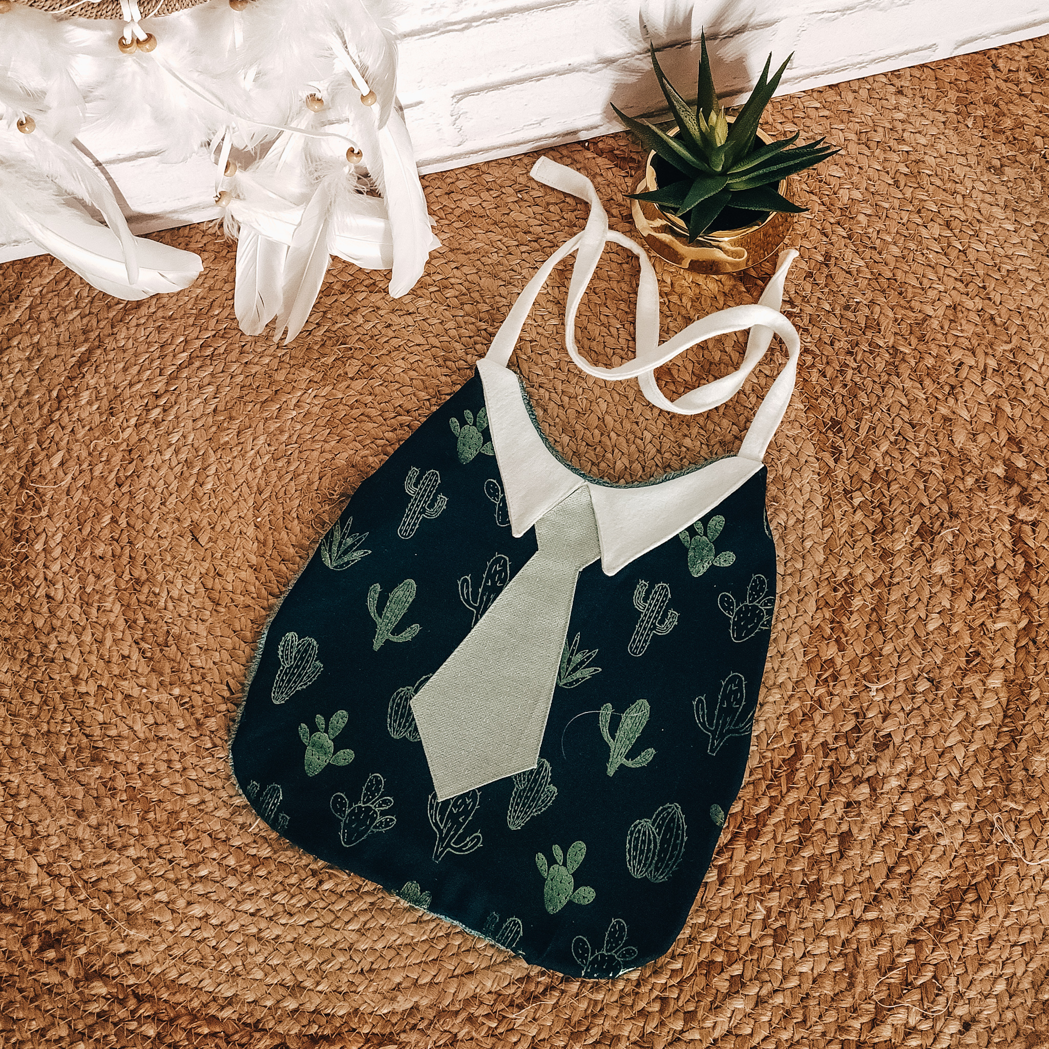 Bavoir Serviette Maternelle | Monsieur Cactus – Image 2