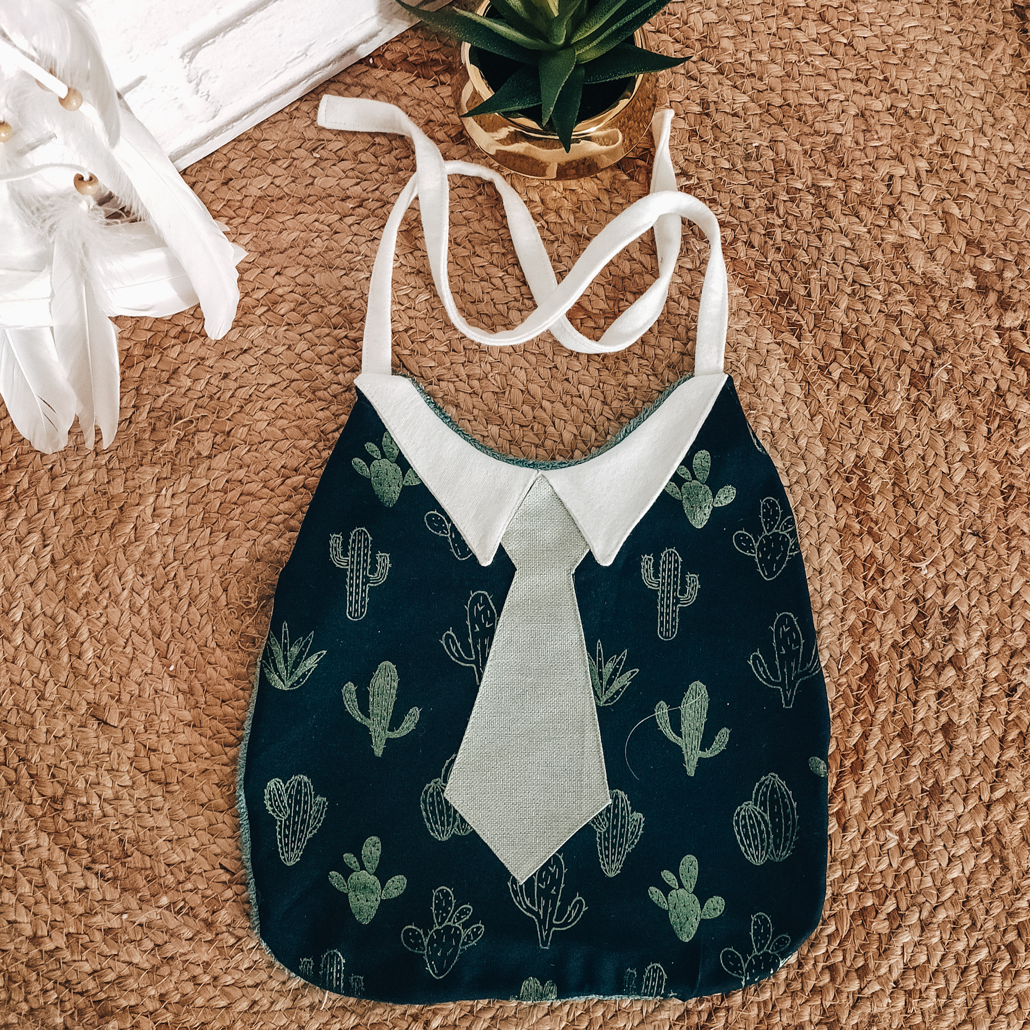 Bavoir Serviette Maternelle | Monsieur Cactus – Image 3