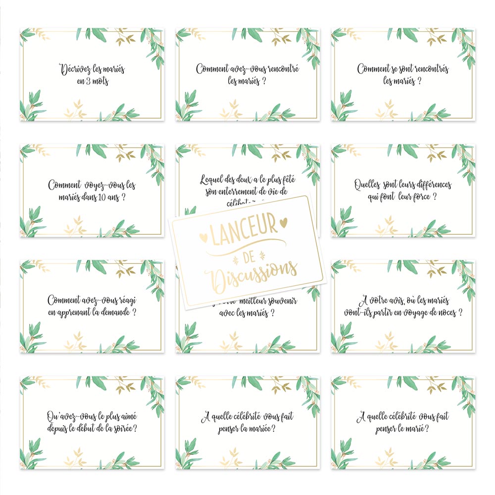 Jeu lanceur de discussions