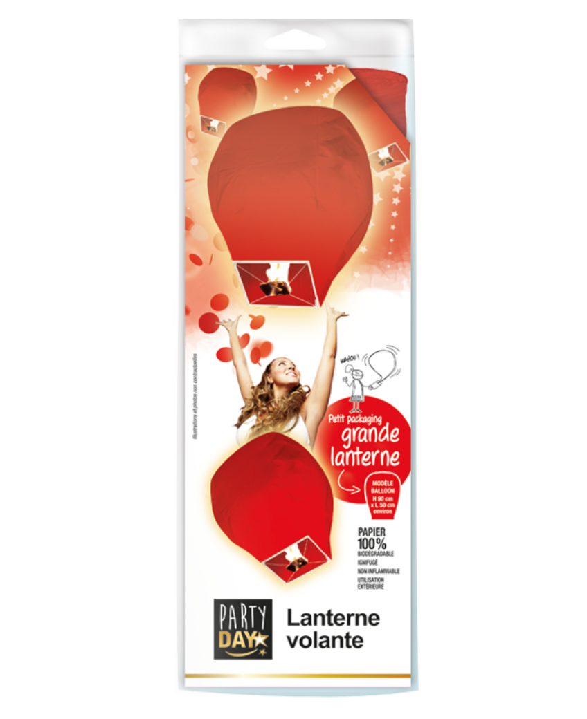 Lanterne volante rouge – Image 2