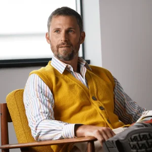 GILET SANS MANCHES EDINBURGH - JAUNE