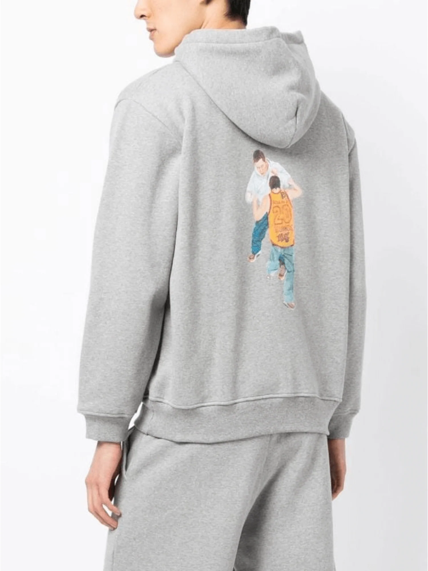 PULL À CAPUCHE ZIPPÉ BOXER - GRIS