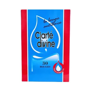 30 bougies blanches La bougie Antillaise Clarté Divine
