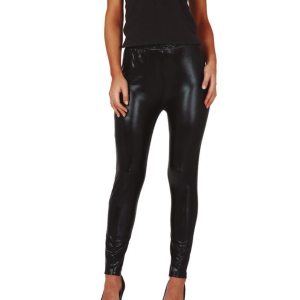 Leggins éffet métallique noir