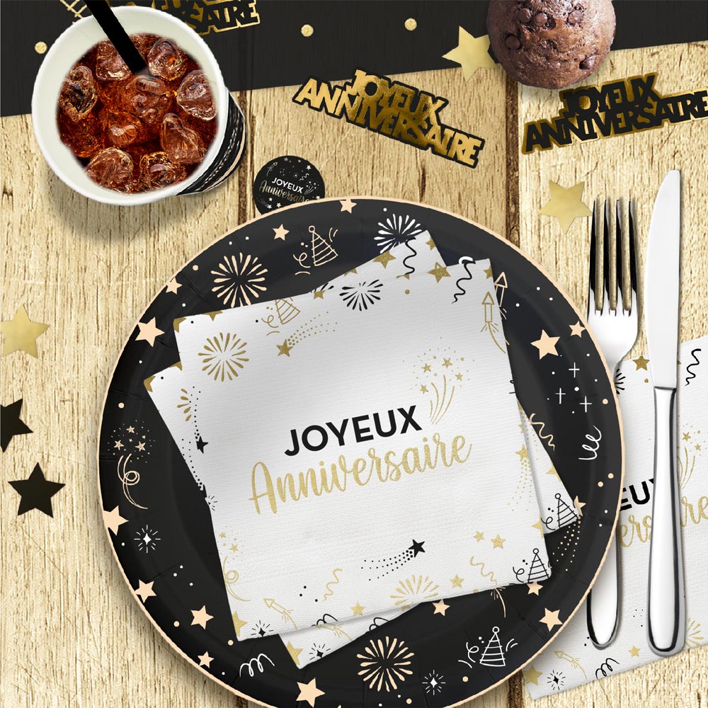 10 Serviettes Happy Party – Image 3