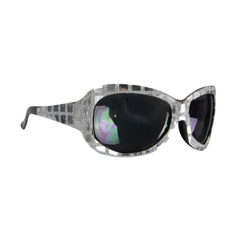 Lunettes disco argent