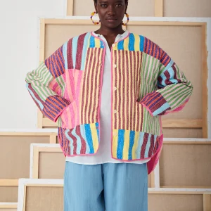 VESTE DITI EN PATCHWORK - MULTI